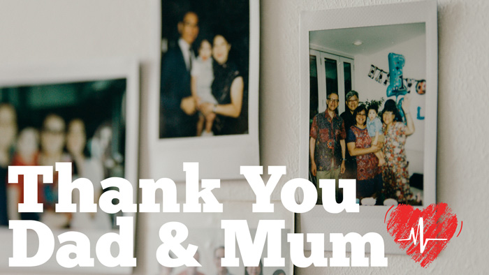 heartbeat project Thank You Dad Mum featured